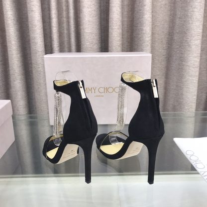 Jimmy Choo new style one-strap tassel embellished high heels - Image 7