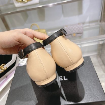 Chanel Comfort Classic Almond Black with Mary Jane Shoes - Image 7