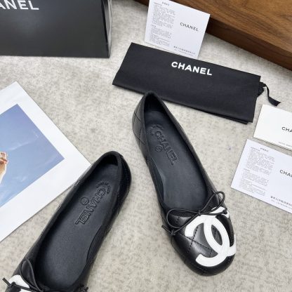 Chanel Spring and Summer Dancing Shoes Series Small Round Toe Slimming Flat Shoes - Image 7