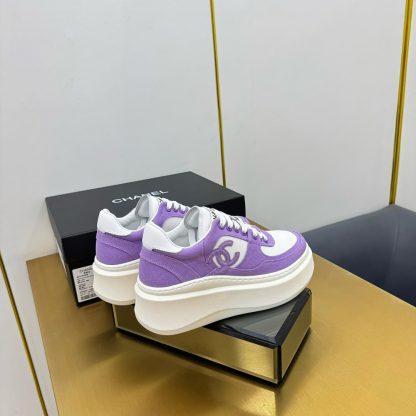 Chanel purple casual versatile sneakers - Image 7