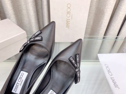 Jimmy Choo new letter bow high heels - Image 7