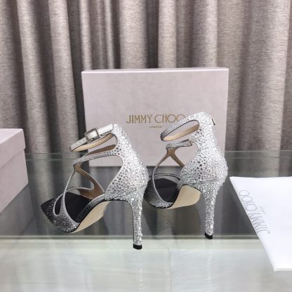 Jimmy Choo New Rhinestone High Heels - Image 7