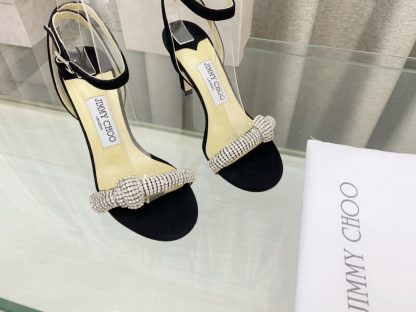 Jimmy Choo rhinestone ankle strap high heels - Image 7