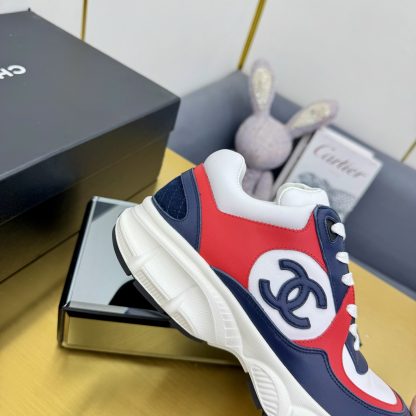 Chanel blue and red classic sports casual shoes for men and women - Image 7