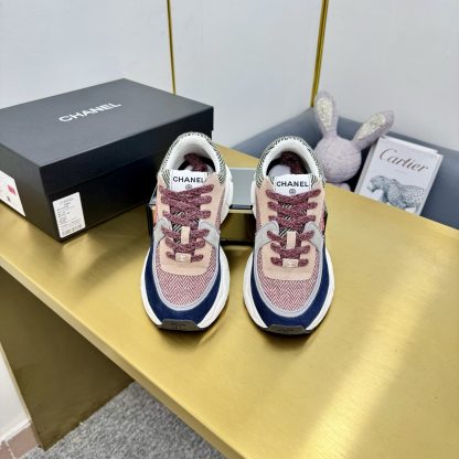 Chanel unisex couple's contrasting color casual dad shoes - Image 7