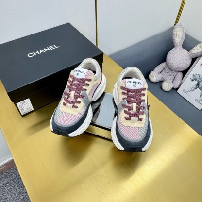 Chanel men's and women's couple's shoes in various colors mixed and matched casual dad shoes - Image 7