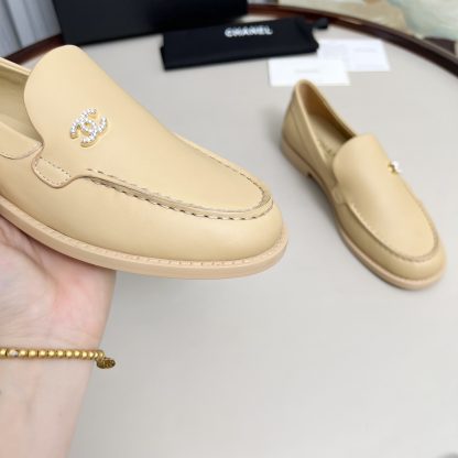 Chanel Spring/Summer Dancing Shoes Collection Apricot Retro Loafers - Image 7