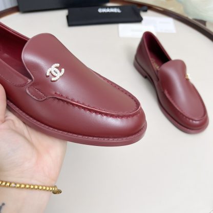 Chanel Spring/Summer Dancing Shoes Collection Red Retro Loafers - Image 7