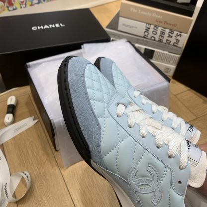 Chanel light blue versatile casual sneakers - Image 7