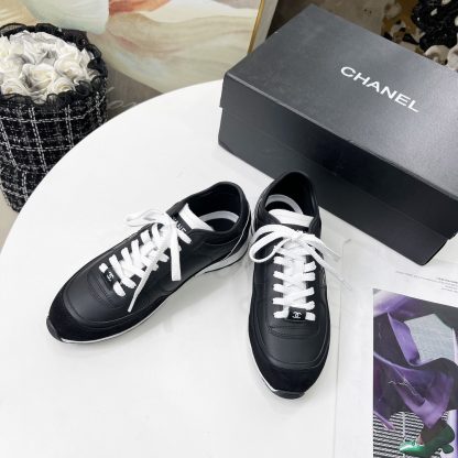 Chanel Spring and Autumn Super Durable Black Casual Shoes - Image 7