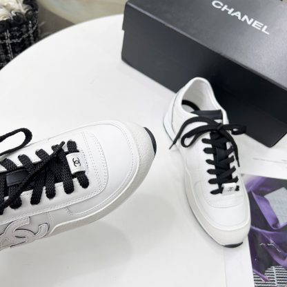 Chanel Spring and Autumn Super Durable White Casual Shoes - Image 7