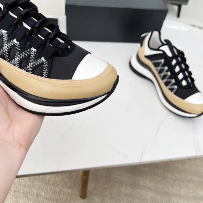 Chanel Spring and Autumn Super Durable Black Apricot Casual Shoes - Image 7