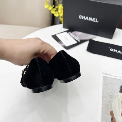 Chanel Spring/Summer Dance Shoes Collection Black Hot Brick Loafers - Image 7
