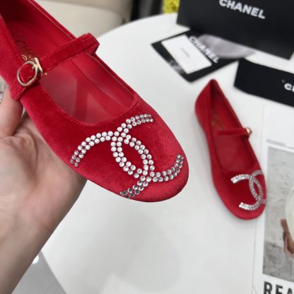 Chanel Spring/Summer Dance Shoes Collection Red Hot Brick Loafers - Image 6