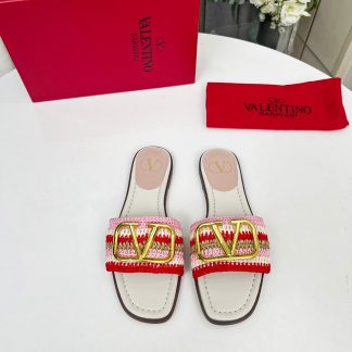 VALENTINO woven series exquisite slippers
