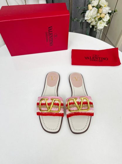 VALENTINO woven series exquisite slippers