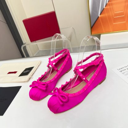 VALENTINO Minimalist Versatile Studded Element Flat Shoes Casual Shoes - Image 7