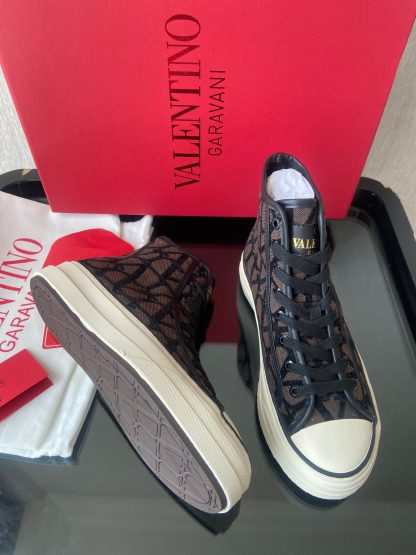 VALENTINO classic pattern high-top casual shoes - Image 7