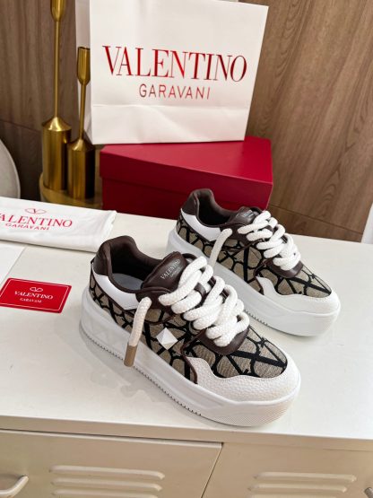 VALENTINO Fashion Couple Thick Strap Casual Shoes - Image 6