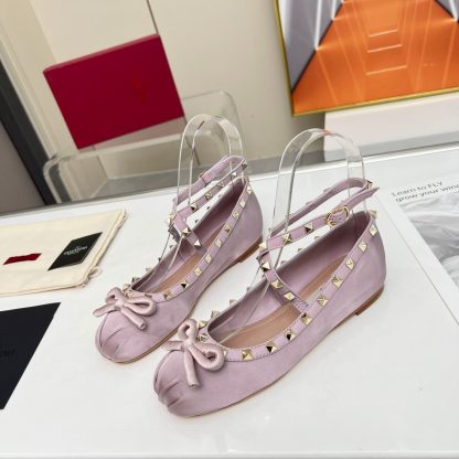 VALENTINO Elegant Minimalist Studded Flat Shoes Casual Shoes - Image 7