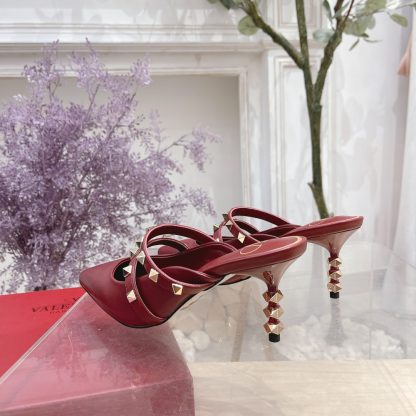 VALENTINO pointed toe studded element fashionable sandals high heels - Image 7