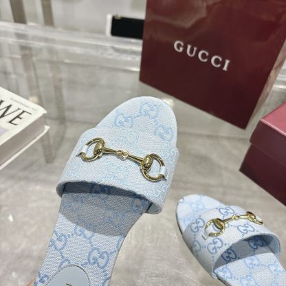 Gucci Horsebit Women's Beach Sandals - Image 7