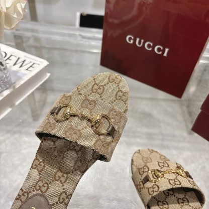 Gucci Horsebit Women's Beach Sandals - Image 7