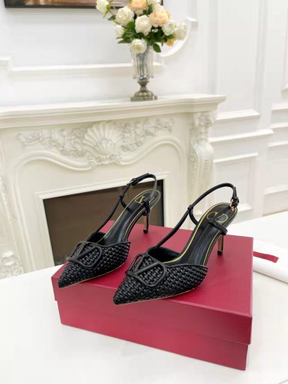 VALENTINO simple temperament back hollow sandals high heels - Image 7