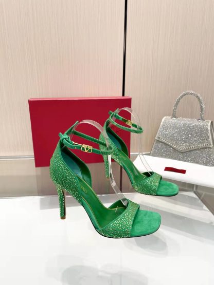 VALENTINO exquisite diamond-studded high heels - Image 7