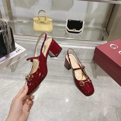Gucci Women's Horsebit Closed Toe Sandals - Image 7