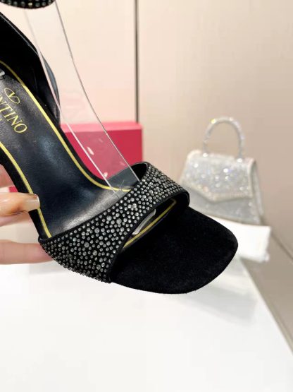 VALENTINO exquisite diamond-studded high heels - Image 7