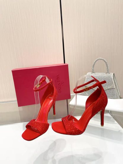 VALENTINO exquisite diamond-studded high heels - Image 7