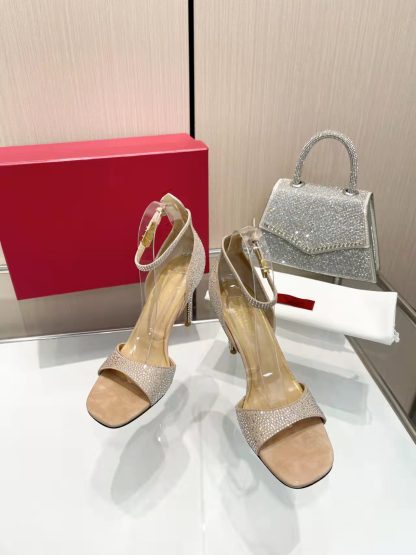 VALENTINO exquisite diamond-studded high heels - Image 7