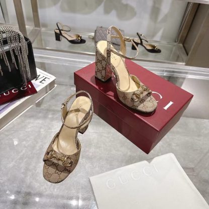 Gucci Women's Horsebit Sandals - Image 7
