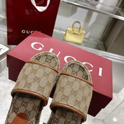 Gucci Women's New GG Platform Slide Sandals - Image 7