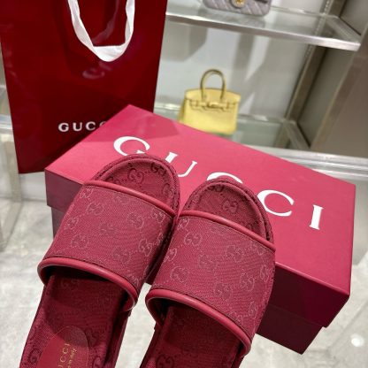 Gucci Women's New GG Platform Slide Sandals - Image 7