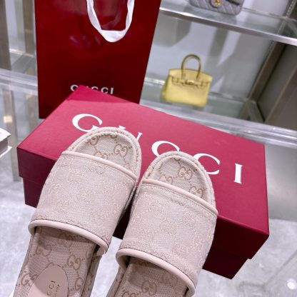 Gucci Women's New GG Platform Slide Sandals - Image 7
