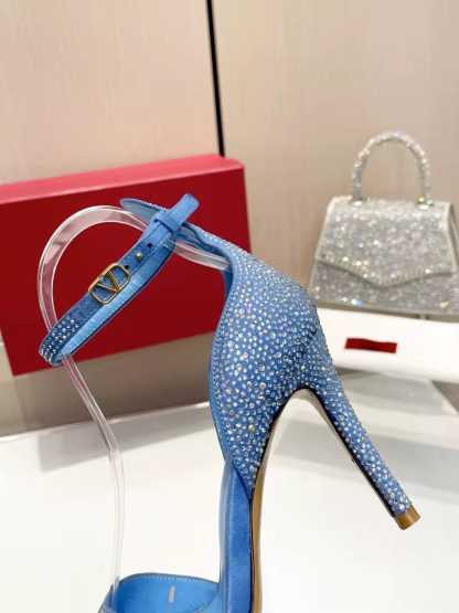 VALENTINO diamond-covered exquisite high heels - Image 6