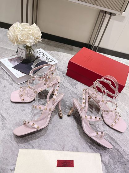 VALENTINO Studded Sandals High Heels - Image 6
