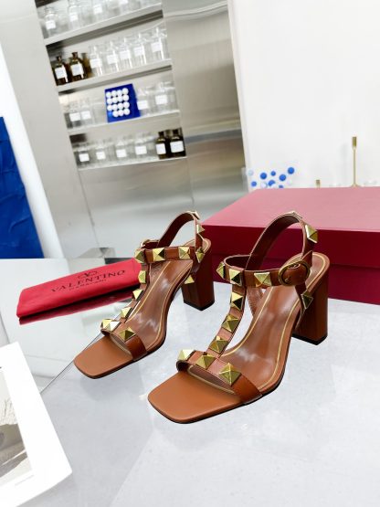VALENTINO Studded Sandals High Heels - Image 7