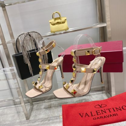 VALENTINO Studded Sandals High Heels - Image 7