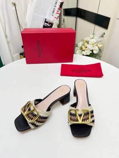 VALENTINO Hand-woven series elegant sandals and high heels - Image 7