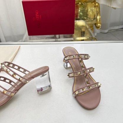 VALENTINO Transparent Heel Film Sandals High Heels - Image 7