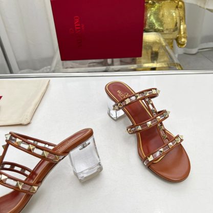 VALENTINO Transparent Heel Film Sandals High Heels - Image 7