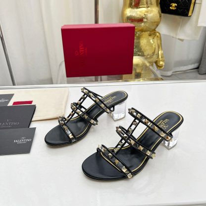 VALENTINO Transparent Heel Film Sandals High Heels - Image 7