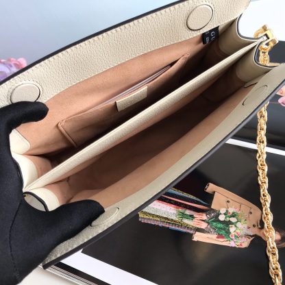 Gucci Red and Blue Striped Web Ophidia Series Chain Shoulder Bag - Image 7