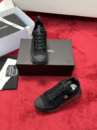 Chanel men's and women's couple's versatile fashion black mix and match casual sports shoes - Image 7