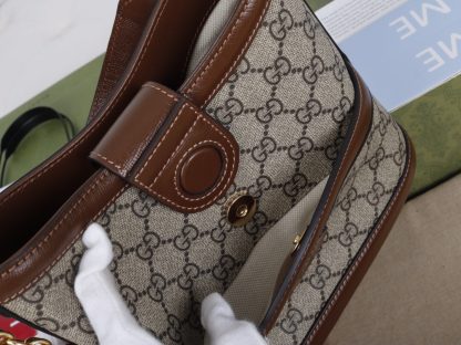 Gucci Interlocking Double G Oval Shoulder Bag - Image 7