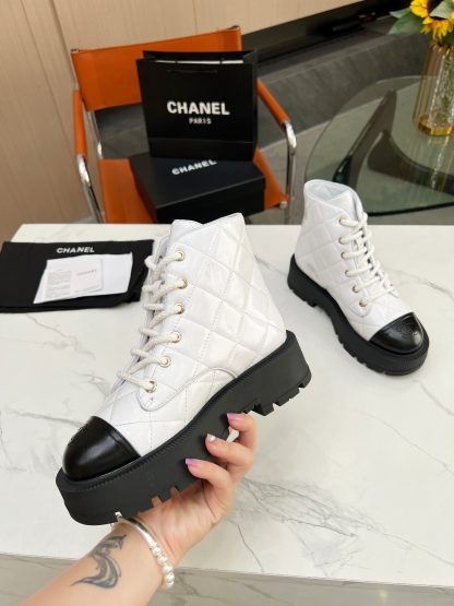 Chanel Fall/Winter White Trendy Boots - Image 7