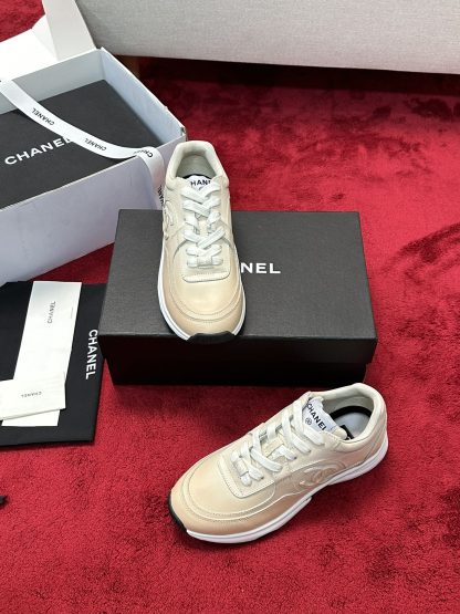 Chanel apricot craft embroidery style fashion casual sports shoes - Image 7